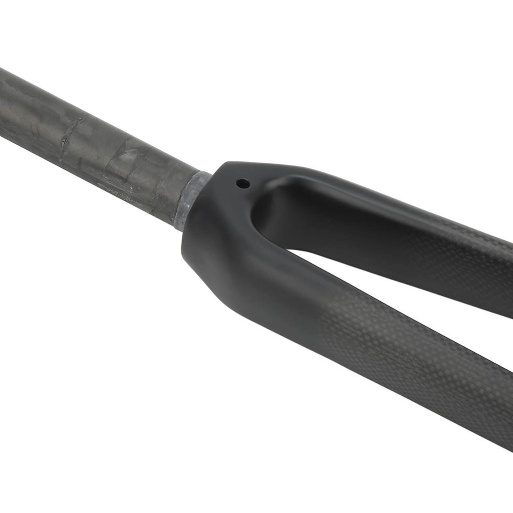 700C Road Bike Front Fork Carbon Fiber Straight Tube Front Suspension Quick Release Road Cruiser Bike Fork - C-Brake Fork, (Matte)