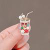 Anti-light Brooch Women's Gold Creative Milk Tea Cup Brooch High-end Women's Suit Pin Clothes Accessories