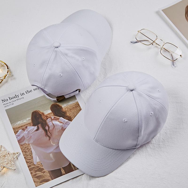 Hat Men's Trendy Cap Men's Autumn and Winter Black Trendy Brand Women's Visor Versatile Winter Baseball Cap