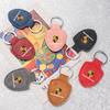 For Porsche 918 911 718 Taycan Panamera Cayenne Boxster Cayman  Suede Car Emblem Key Chain Ring Holder Car Keychain Accessories