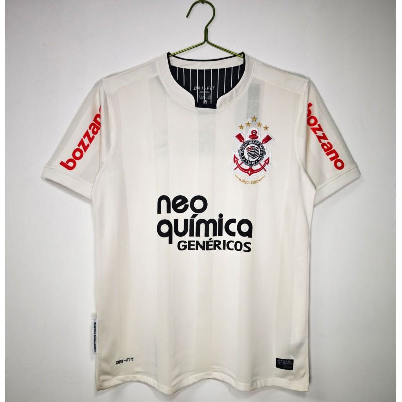 Classic Corinthians Retro Football Jersey Men Women Loose Fit Sporty Casual T-Shirt Winter