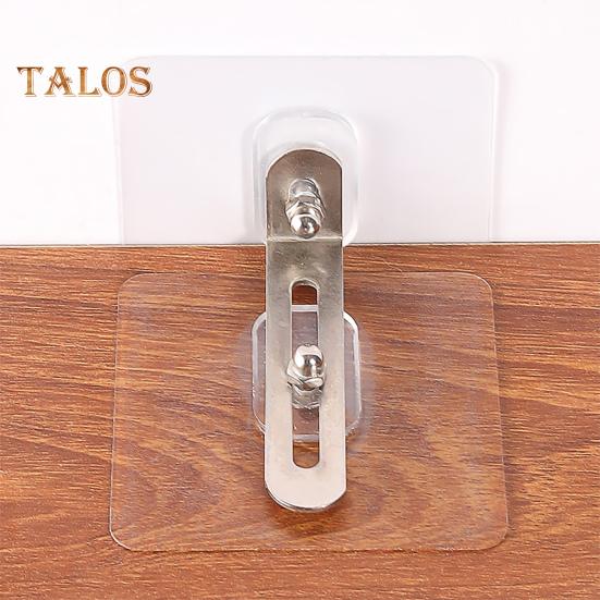 2 шт., устройство против падения мебели, сверление не требуется, L-образный кронштейн, прозрачный бесшовный клейкий настенный кронштейн с защитой от кончиков, комплект для безопасной защиты детей