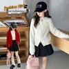 Женский вязаный кардиган в корейском стиле 2025 - Осенний шерстяной свитер
