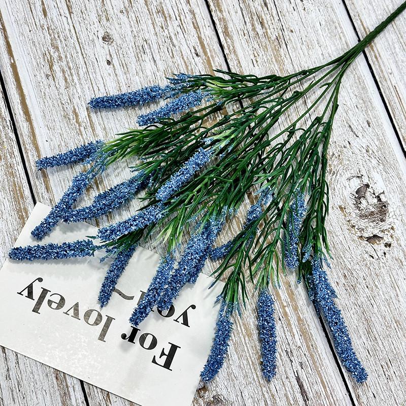 Simulated Bouquet Lavender Artificial Plastic Artificial Flower For Decor Indoor
