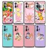 Cute Card Captor Sakura Anime Cartoon Phone Case For Xiaomi Mi 12 12X 11T X4 NFC M3 F3 GT M4 Pro Lite NE 5G Poco M3 M4 X4 Cover