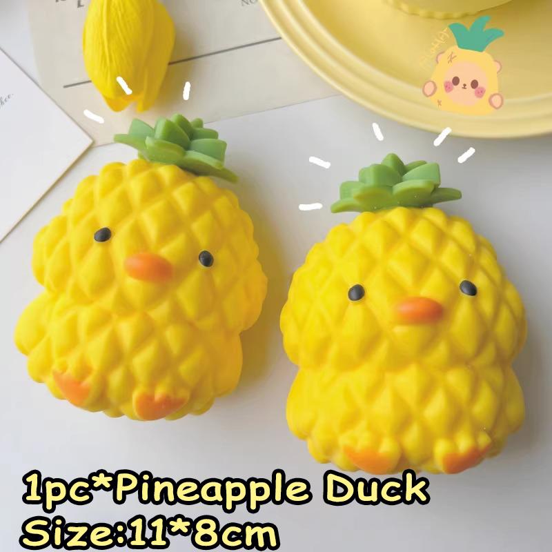 Duck Stress Toys Squeeze Vent Squishy Anti-Stress Abreact Stress Ball Decompression Fidget Sensory Toys Christmas Party Gift