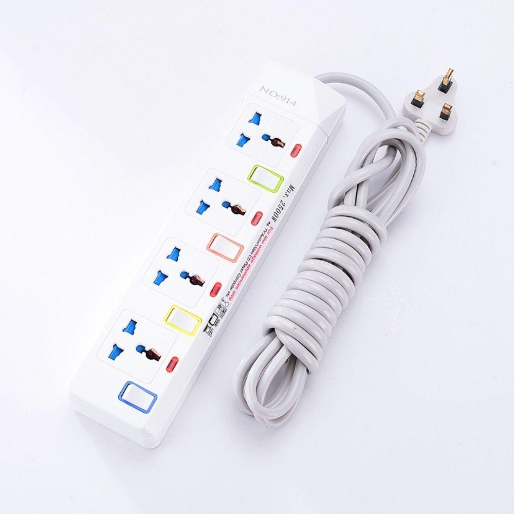 Пластиковая универсальная розетка, портативный удлинитель, многофункциональный USB-порт, зарядная электрическая розетка, белая, защита от перегрузки
