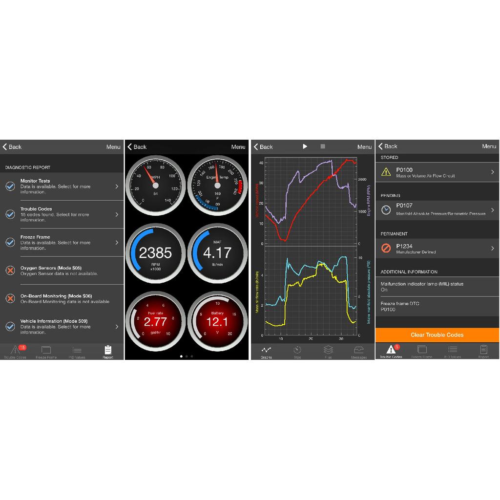 OBDLink LX MX+ OBD2 Сканер ELM327 Диагностический Сканер для iPhone, iPad, Android, Kindle Fire или Устройства на Windows