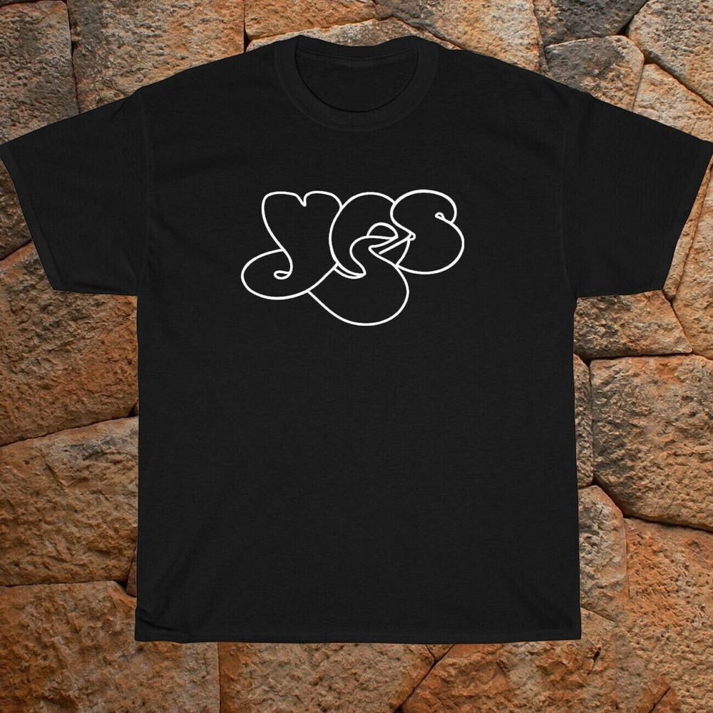 New YES Band Rock Music Logo Gift For Fan Black All Size Shirt KH824 Unisex T-Shirt