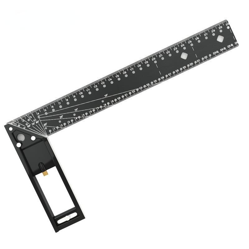 Multifunctional Right Angle Ruler 90 °/45 ° High Precision Positioning Marking Thickened Angle Ruler Woodworking Special Tools