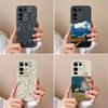 Cases For Infinix Note 50 50X 50S Pro Plus 4G 5G Popular Line Patterns Square Liquid Silicone Lens Protection Anti Drop Shell For Infinix Housing Capa