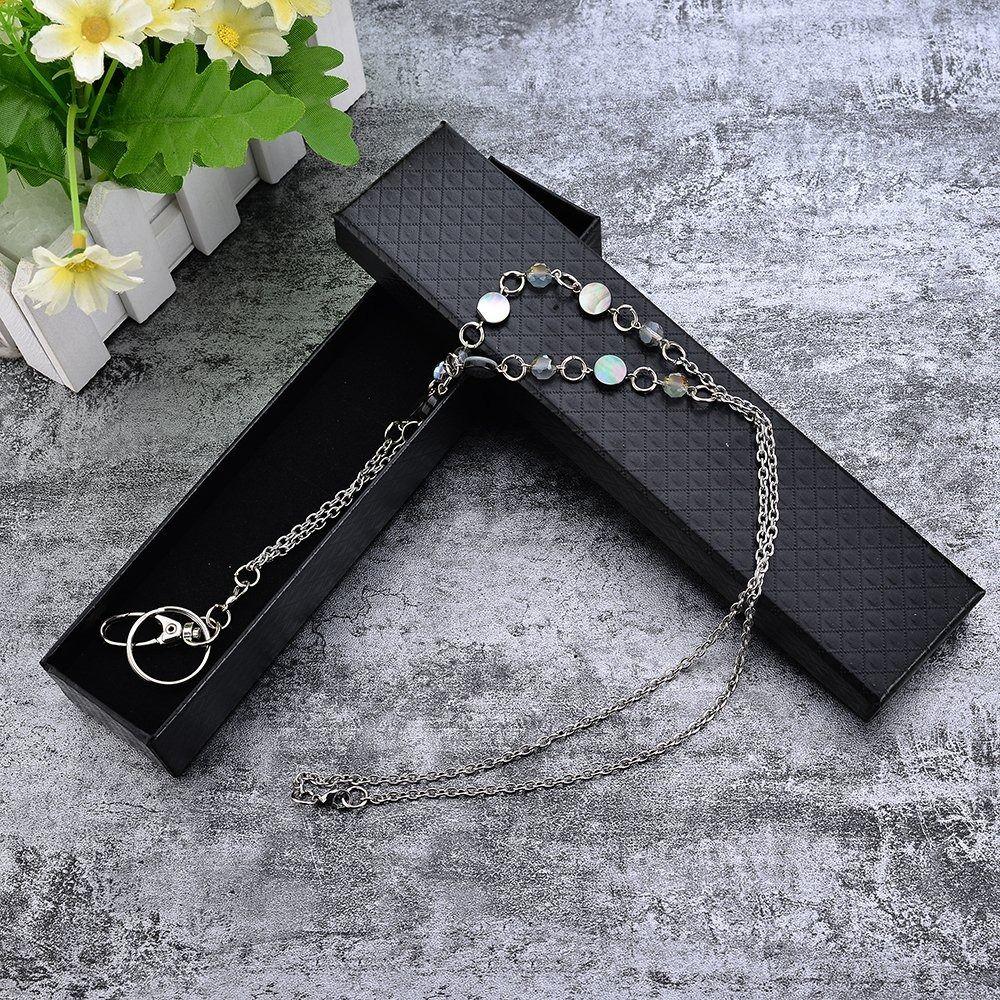 1 шт. Шнурки для ключей Ожерелье-шнурок из нержавеющей стали Держатель для бейджа ID-карты Модные шнурки Женские