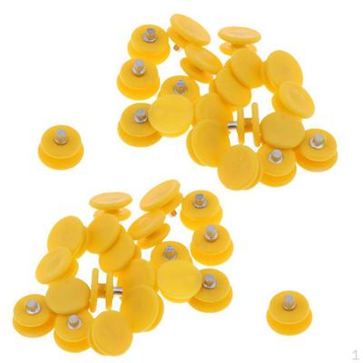 100 штук Кошки-ледоступы Шипы для лазания Захваты Нескользящие шипы Желтый, , Кроссовки, Повседневный и