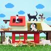 TOYMANY 8 шт. Фигурки кошек, Милые кошки, Реалистичные модели животных, Популярные игрушки-животные, Подарок на день рождения, Рождество, Новый год, Украшение, Коллекция,
