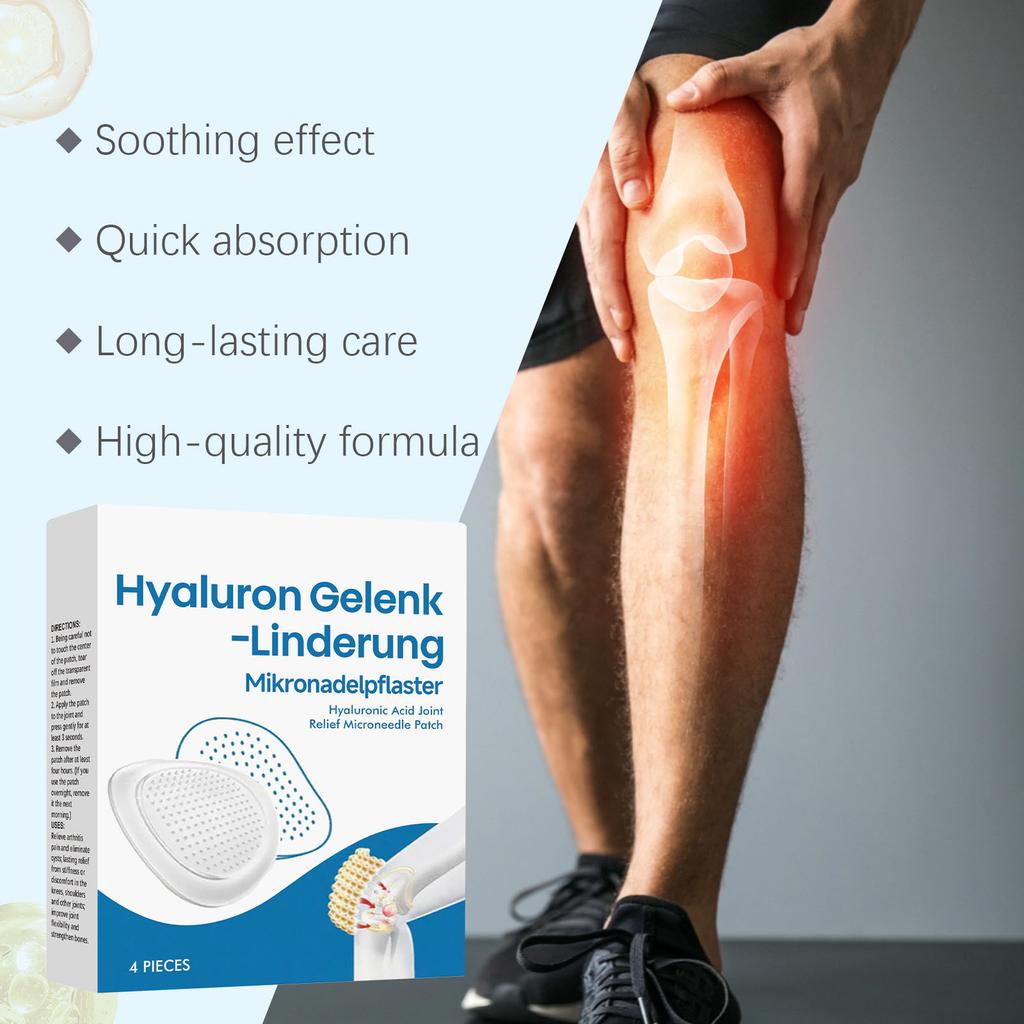 Успокаивающий пластырь с микроиглами для суставов. Гиалуроновые пластыри, уменьшающие боль в суставах. Быстро впитываются. Длительно успокаивают. Подходит для использования после физических упражнений.