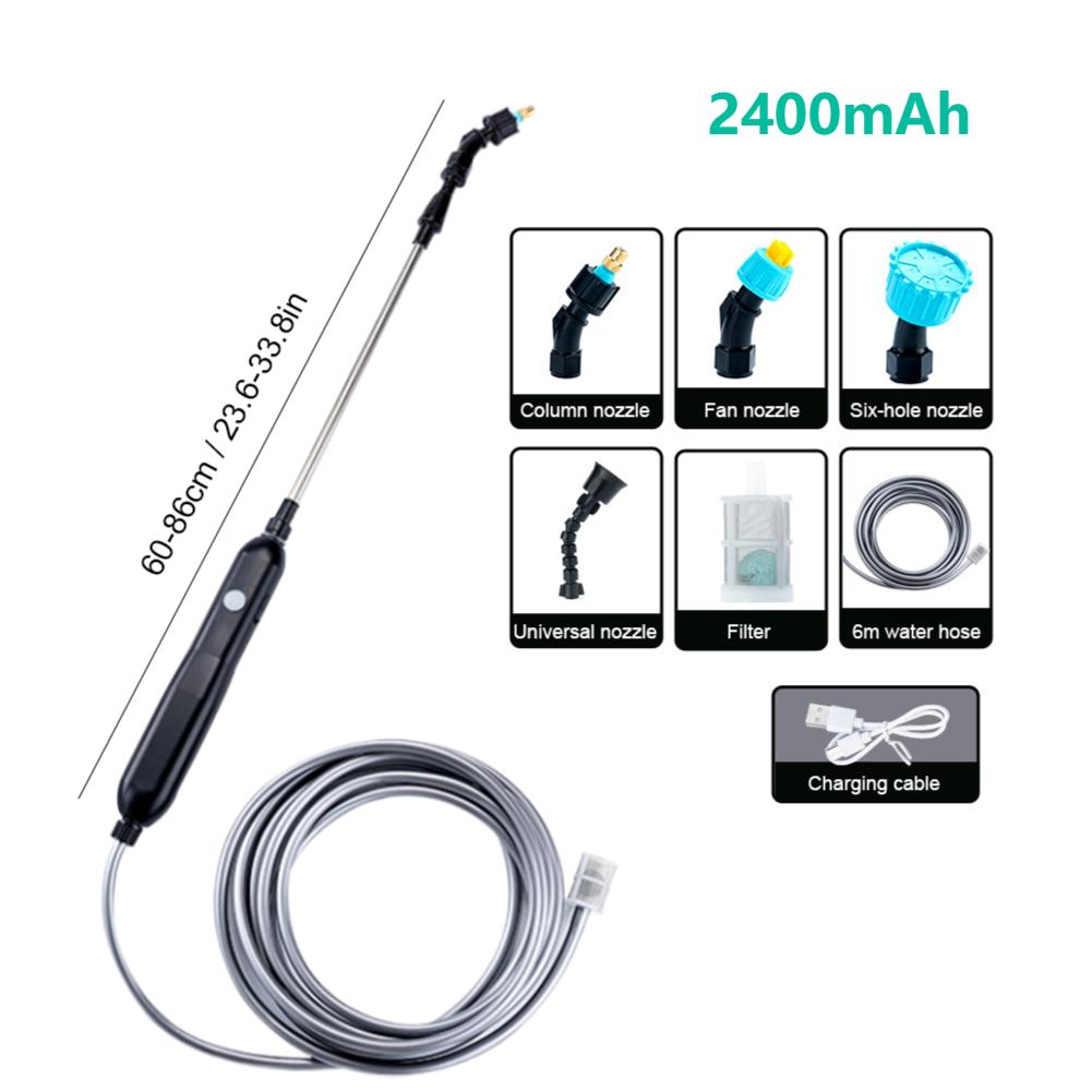 Electric Gardening Sprayer USB Rechargeable Plant Sprayer Portable Watering Spray High-Pressure Sprinkler Garden Irrigation Tool