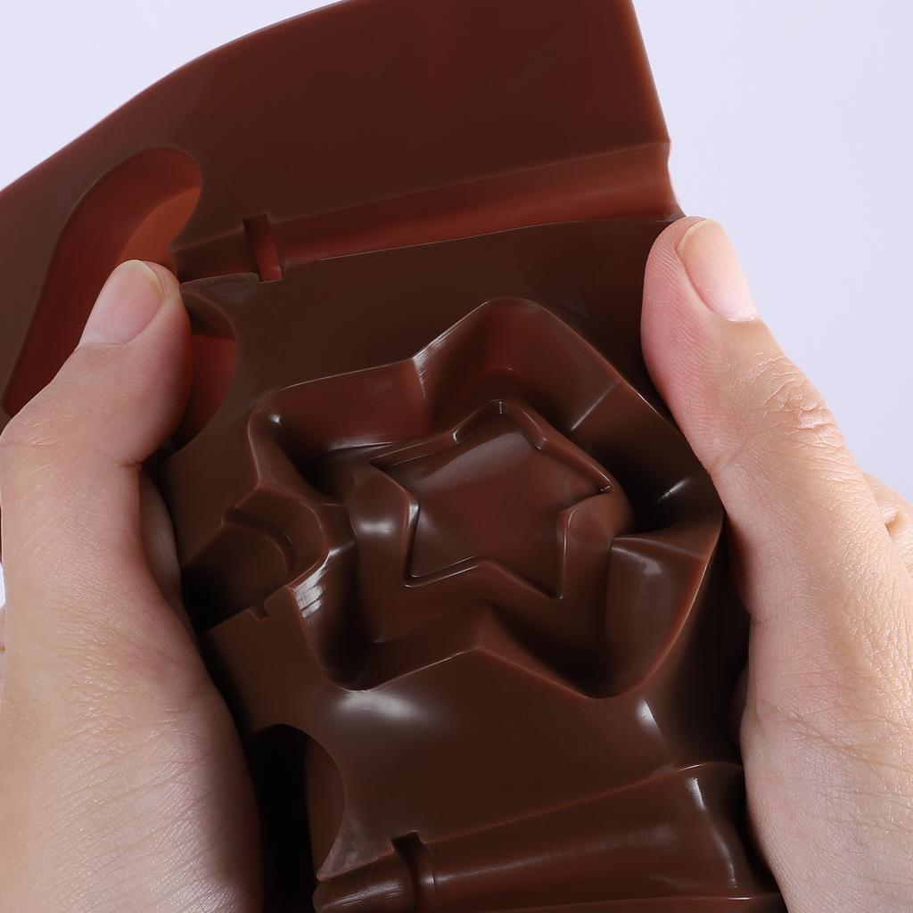 Силиконовая форма для шоколада «Звезда, сердце, любовь, валентинка» для льда и леденцов для детей