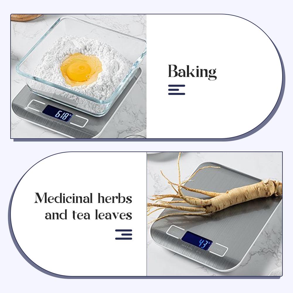 Бытовые кухонные высокоточные электронные кондитерские весы для выпечки Маленькие кухонные весы для выпечки 10 кг 5 кг Точное взвешивание