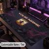 Custom Text Big Mousepad, Extended Desk Pad For Laptop Work GameAston Villa