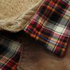 Autumn and Winter Men's Fleece Long Sleeve Plaid Shirt Warm Business Casual Fashion Cotton Shirt