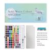 Tin Box: 100-Color Portable Watercolor Paint Set for Kids DIY Nail Art & Painting