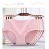 Women's Underwear, Korean Version for Female Students, Simple Mid Rise Seamless, Cute and Sexy Large Size Underwear for Girls