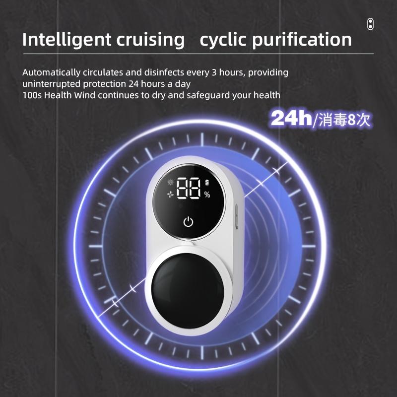 Умный дезинфектор зубных щеток с сушкой и LED-экраном, питание от USB, настенное стоматологическое устройство, 24-часовая автоматическая работа