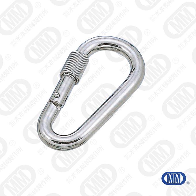 Карабин MM Mizumoto Machinery SUS304 из нержавеющей стали баклажанового типа NK-8