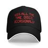 Album Kiss All The Time  Baseball Cap  UnisexTeens Design Trucker Hat Summer Vintage Kpop Rock Breathable Baseball Caps