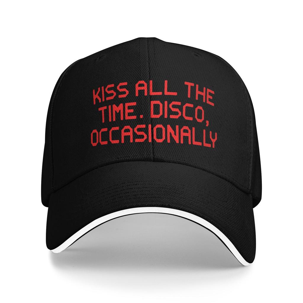 Album Kiss All The Time Baseball Cap UnisexTeens Design Trucker Hat Summer Vintage Kpop Rock Breathable Baseball Caps