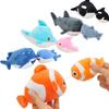 Simulation Sea Animal Plush Toy Kiss Models Pull String Plush Dolphin Shark Doll  Birthday Gift