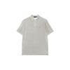 Polo Solid Logo Polo Shirt Men tops Серый 710909633-004