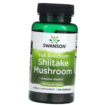 Полный спектр грибов шиитаке, Full Spectrum Shiitake Mushroom, 60капс (71280085)