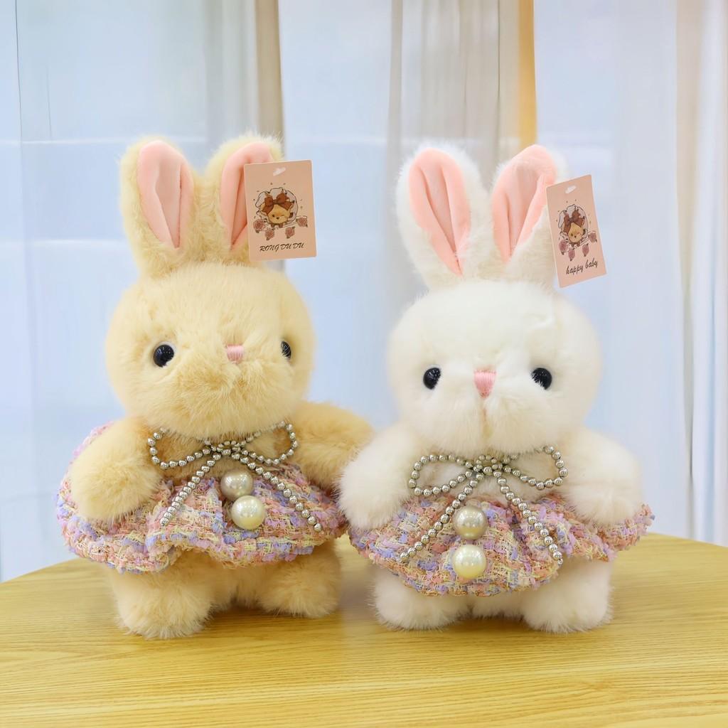 Cute Rabbit Soft Plush Doll With Soft Short Fur And Pp Cotton Filling Kids For