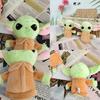 Adorable Yoda Baby Plush Backpack Decoration Soft Stuffed Animal Key Ring For Children Non-cartoon Design