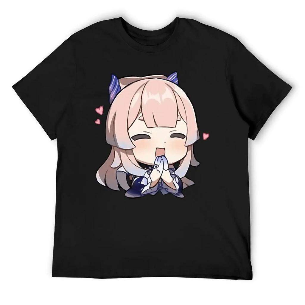 Sangonomiya Kokomi Genshin Impact Pray Tees Vintage T-shirt Harajuku Sports Graphic Aactivity Competition USA Size