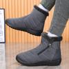 2025 Autumn/Winter Plus Size Warm Snow Boots - High-Top Cotton Comfort for Couples and Seniors