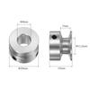 Kozelo V-Belt Pulley - [8mm Bore x 20mm Outer Diameter] Aluminum Alloy V-Groove Drive
