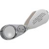 40x Magnification Metal Folding Loupe With Led & Uv Light Magnifier