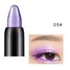 Multicolor Pearlescent Shiny Eyeshadow Pen Lasting Waterproof Not Blooming Pearlescent Gel Pen Eye Shadow Pencil Women Makeup Tool