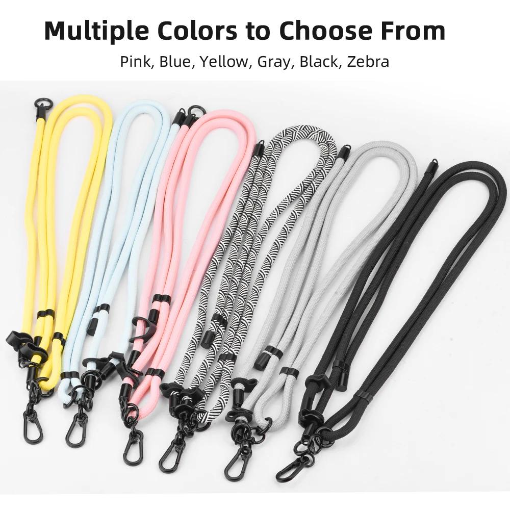 BRDRC Camera Strap 85cm Adjustable Lanyards for DJI Pocket 3/Insta360 X4/Nikon/Sony DSLR With 1/4 Screw Neck Shoulder Strap