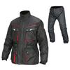 Model Winter Ride Touring Suit [Motobase] Autumn/Winter Windproof/Coldproof/Waterproof (Jacket/Pants Set)/MBWS-01 (Black/Red/4L)