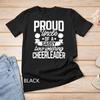 Proud Uncle of a Sassy Bow Wearing Cheerleader Cheerleading Unisex T-shirt