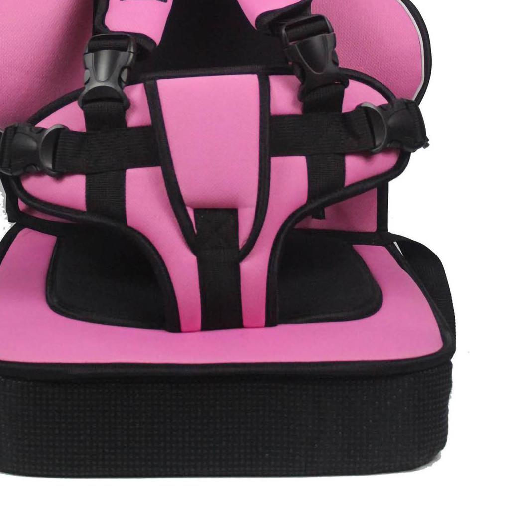 High Back Booster Car Seat Portable Polyethylene Convertible Toddler Infant Seat for Baby Red