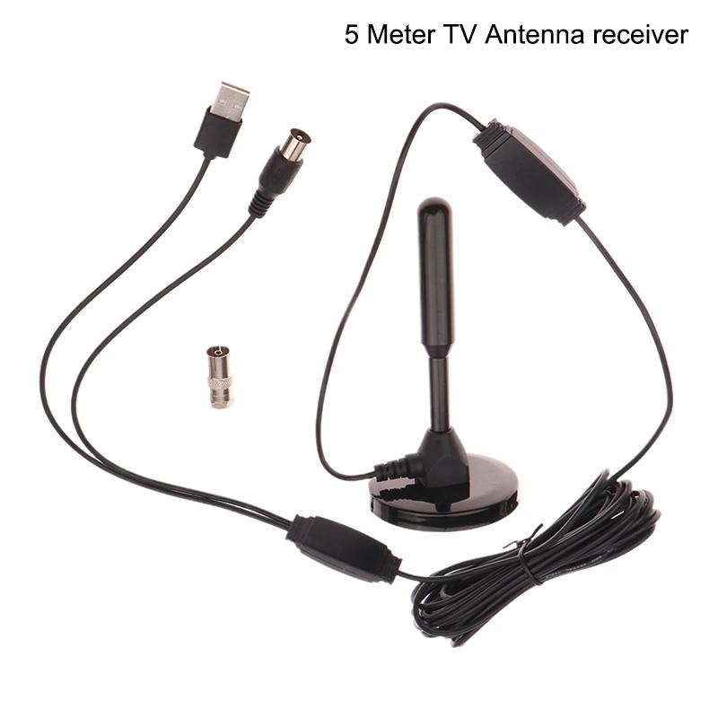 3/5/10M HD цифровая телевизионная антенна усилитель сигнала для помещений приемник сигнала дальнего действия Dvb-T Dtmb цифровая приемная антенна с адаптером