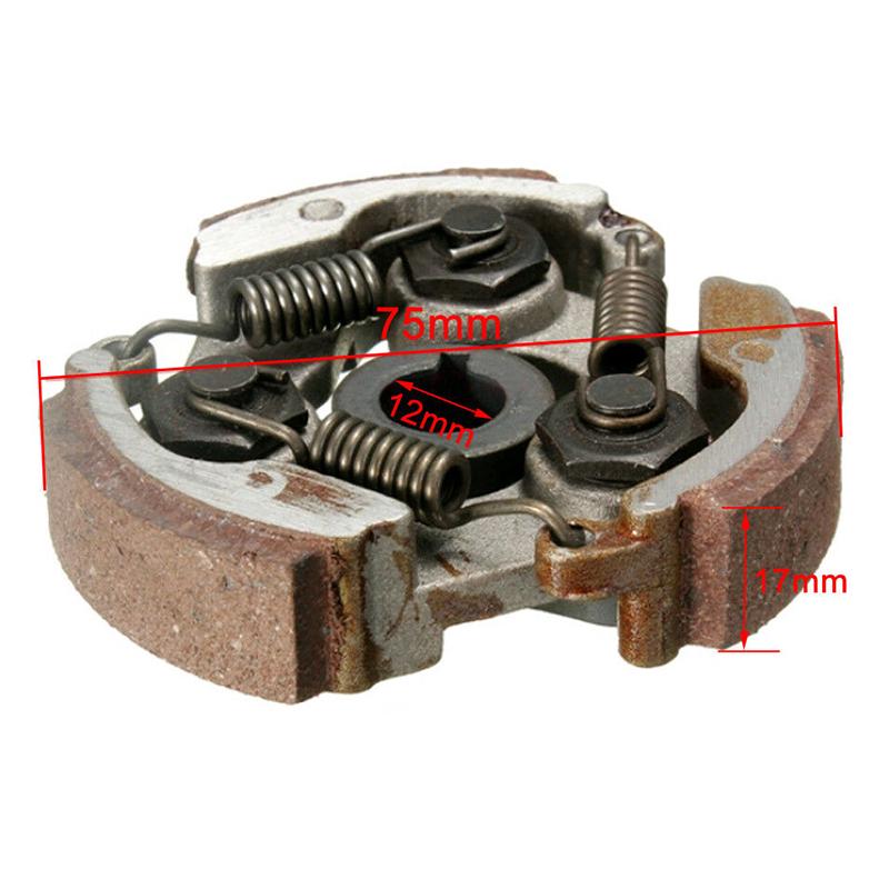 47Cc 49Cc Центробежная накладка сцепления Mini Moto Quad Dirt Bike Atv 3 Shoe Spring