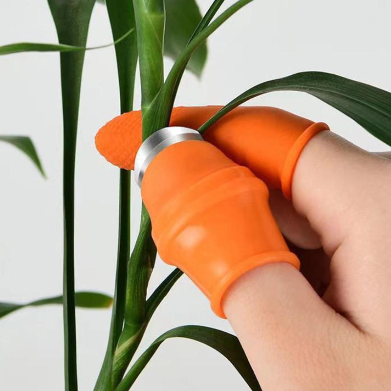 Garden Silicone Thumb Knife, Universal Finger Cutter Vegetable Gardening-Tool
