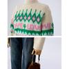 Win Alpaca Wool Blend Nordic Pattern Knit