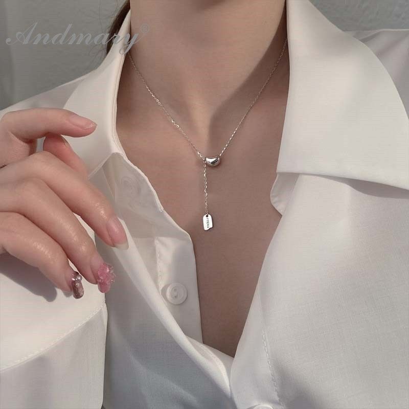 Женское серебряное ожерелье с геометрическим узором в виде бабочки и цветка, многофункциональная цепочка на ключицу, ювелирные изделия, аксессуары