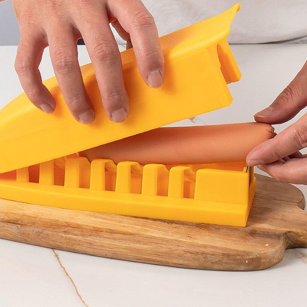 Creative Hot Dog Cutter DIY Banana Cutter Multifunctional Sausage Peeler  Camping